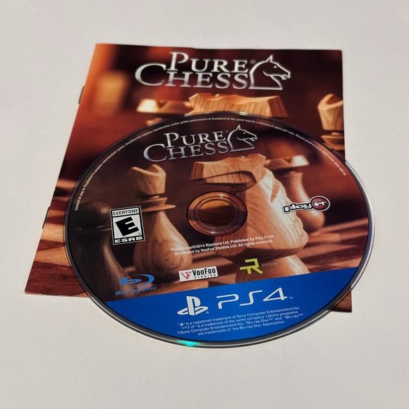 Pure Chess Sony PS4 PlayStation 4 Loose Disc & Manuals - Picture 1 of 2